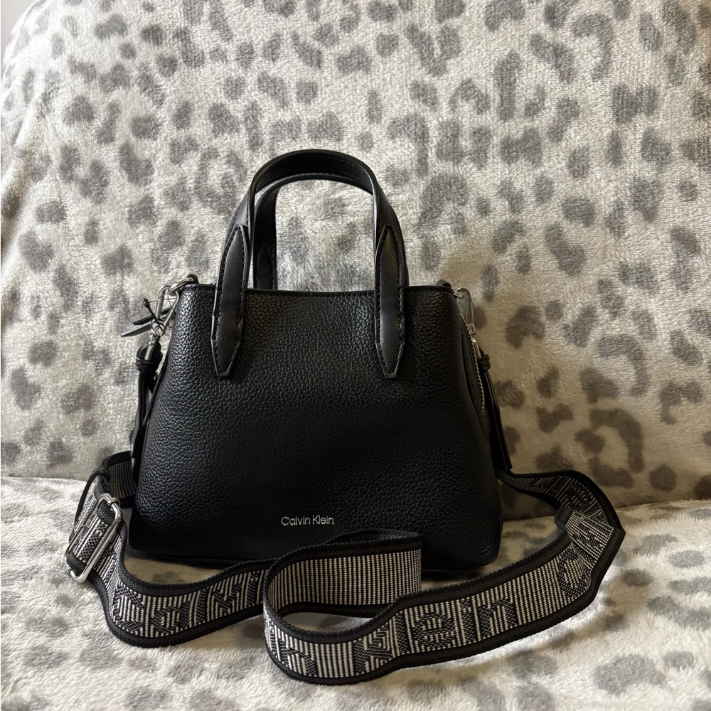 Calvin Klein Black Satchel Bag